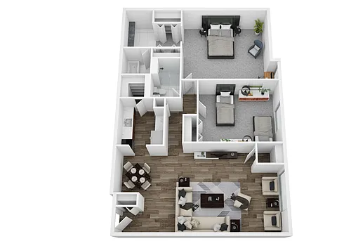 Floor plan 2 Bedroom