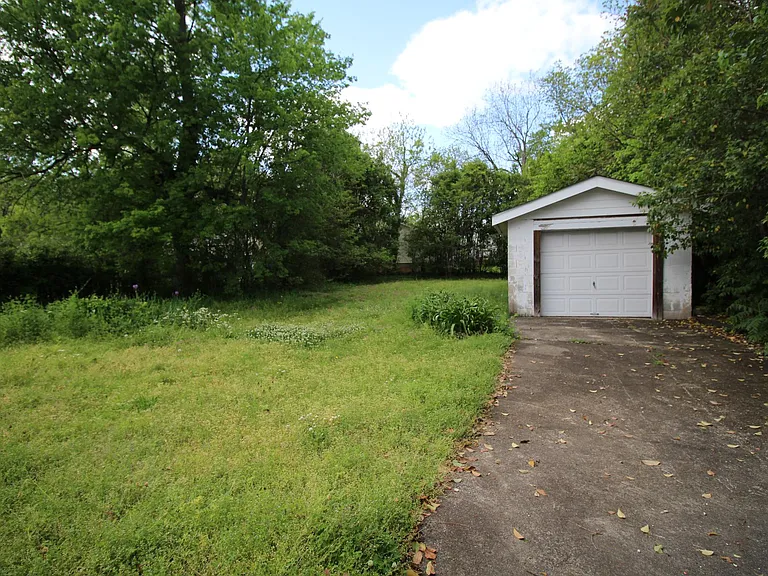 Storage Garage and Back Yard