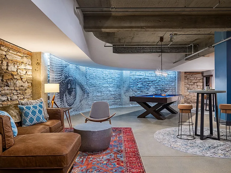 Speakeasy-inspired Resident Lounge