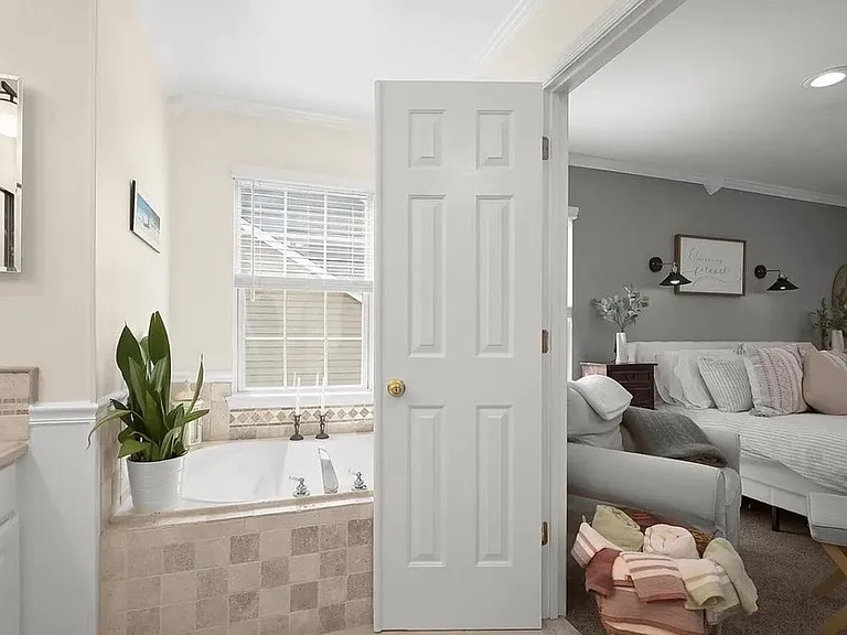 Primary Bedroom and Bathroom