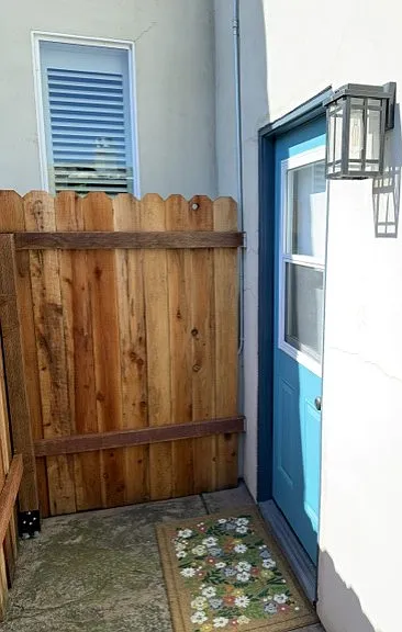 Entrance to unit