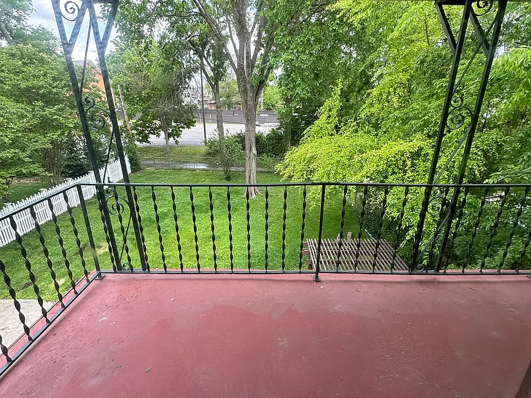 Balcony off of sunroom