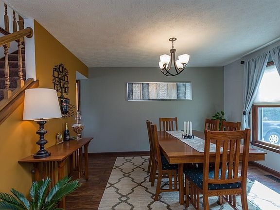 Spacious formal dining room.