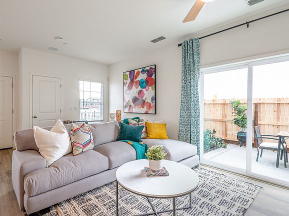 Great room adjacent to kitchen