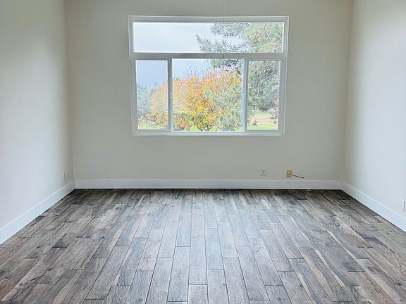 Living room with park view