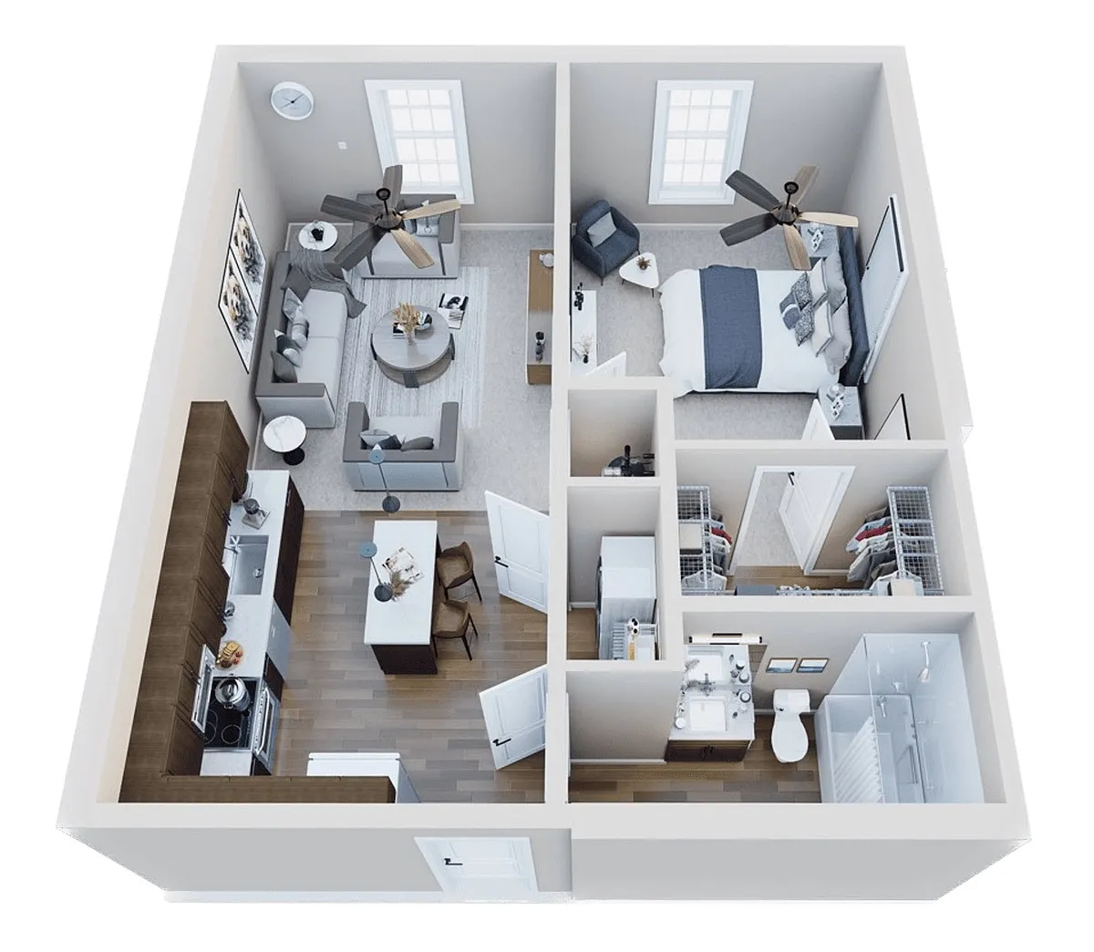 Floor plan The Crawfordsville | 1D