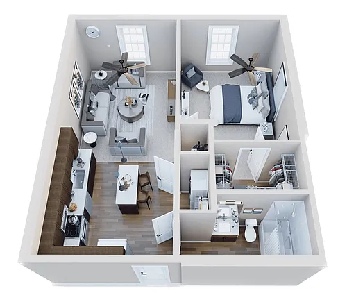 Floor plan The Crawfordsville | 1D