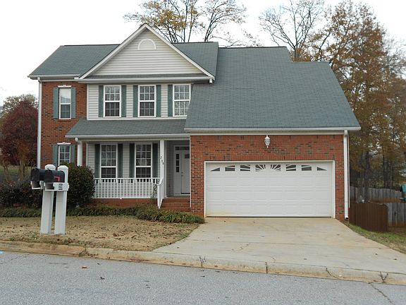 Front of house with garage