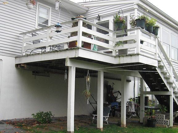 Back Deck and Sunroom