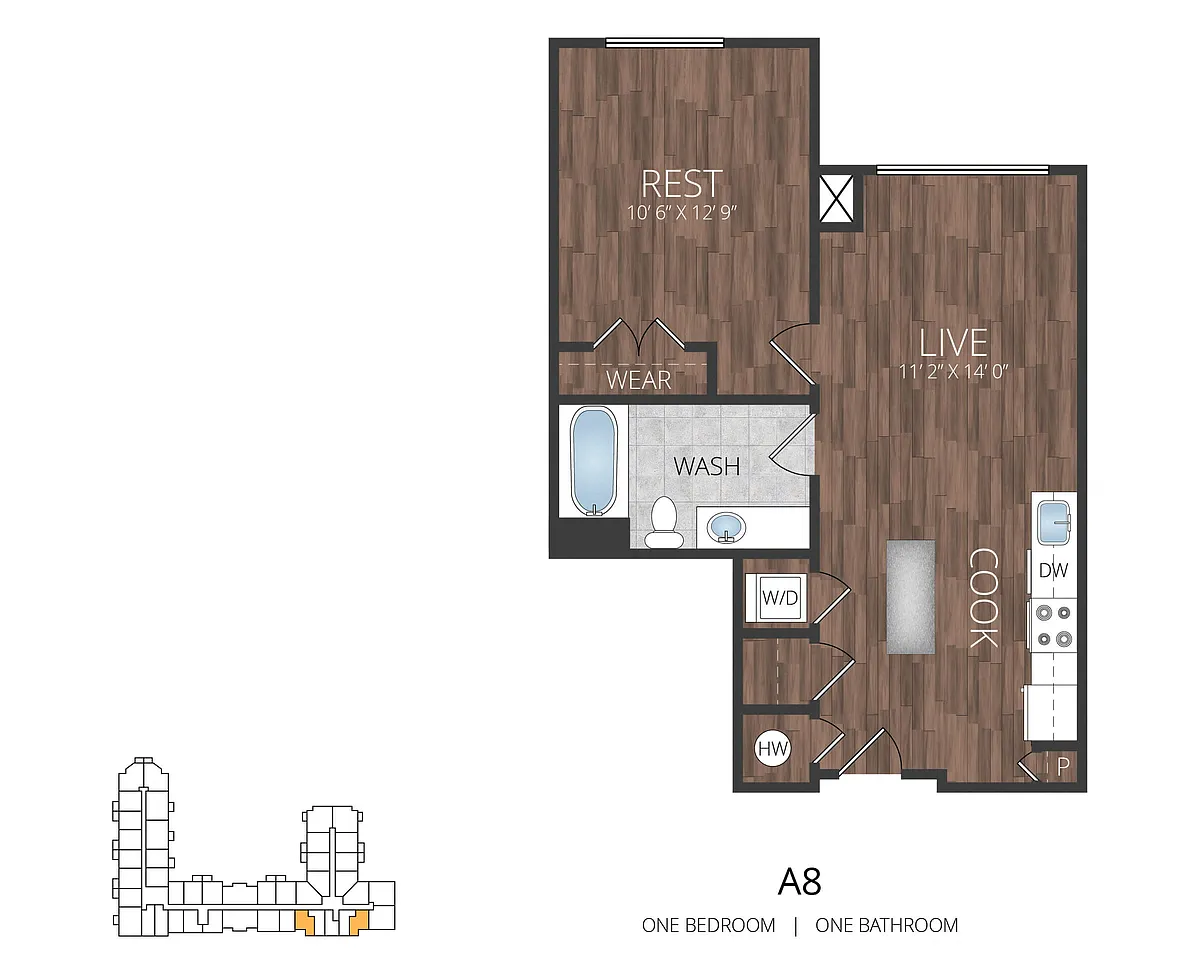 Floor plan A8