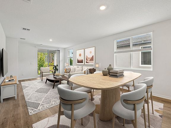 The Sawyer floorplan modeled at Ridgehaven Villas.