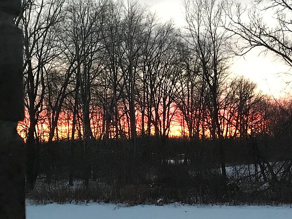 Sunset from back porch