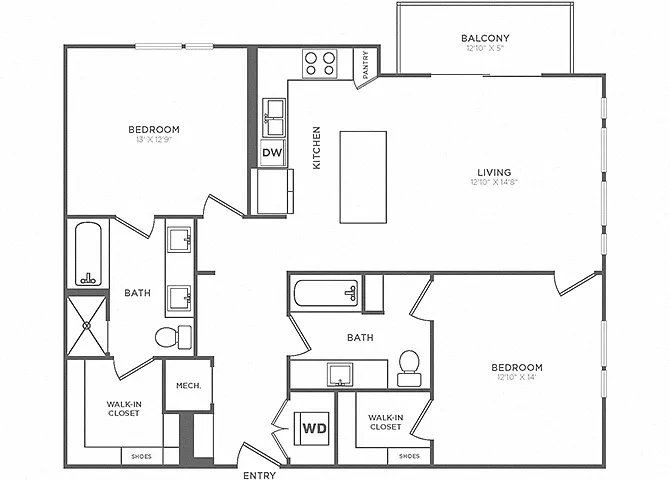 Floor plan B1