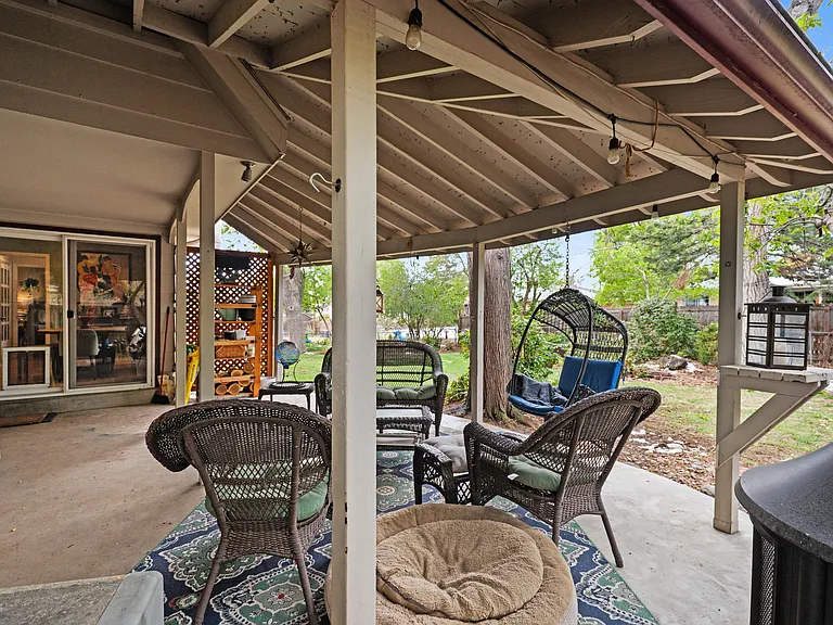 Covered patio