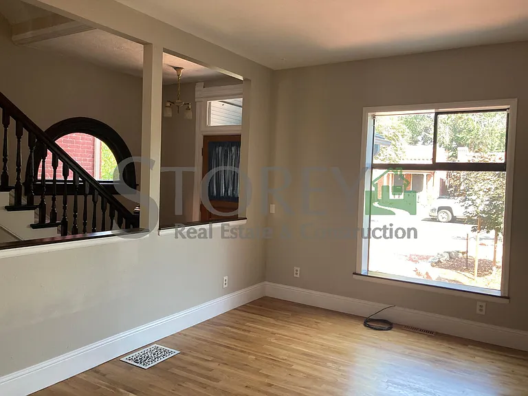 Front living room with large window