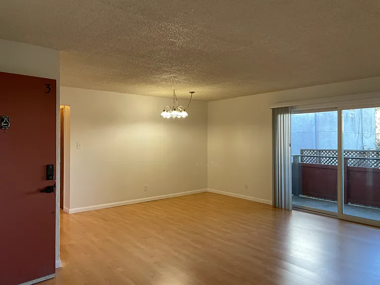 Dining Room Adjacent to Living Room