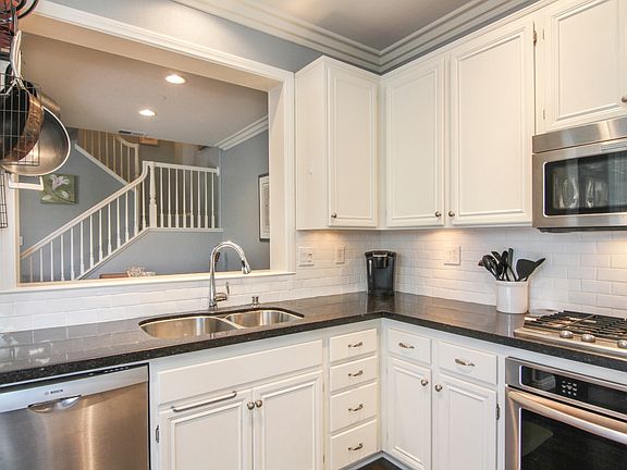 SS sink opens to dining