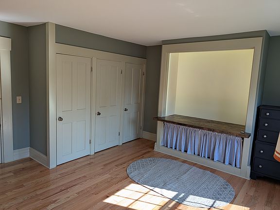 Bedroom 1 with built in desk / office space