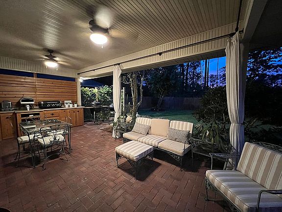 Covered Patio + Kitchen Prep