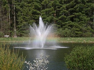 Pond fountain