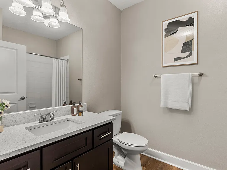 Refresh and recharge in a spa-inspired bathroom.