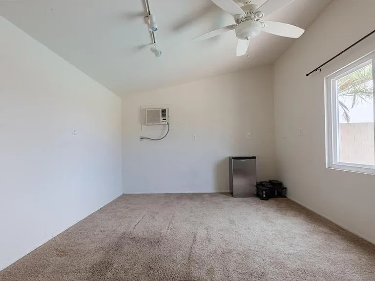 Interior of pool house