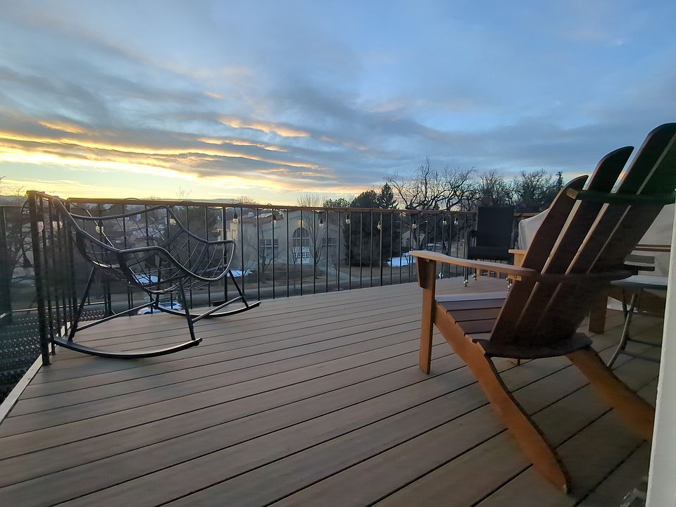 Large private deck