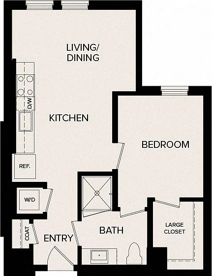Floor plan 1C