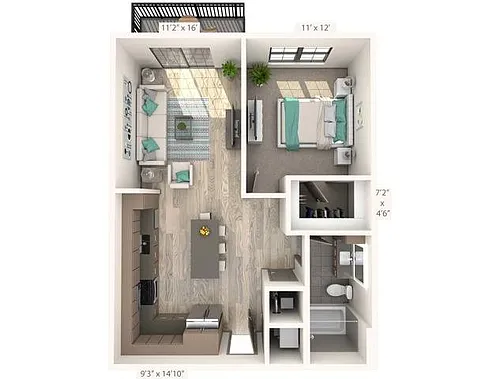 Floor plan Cubist