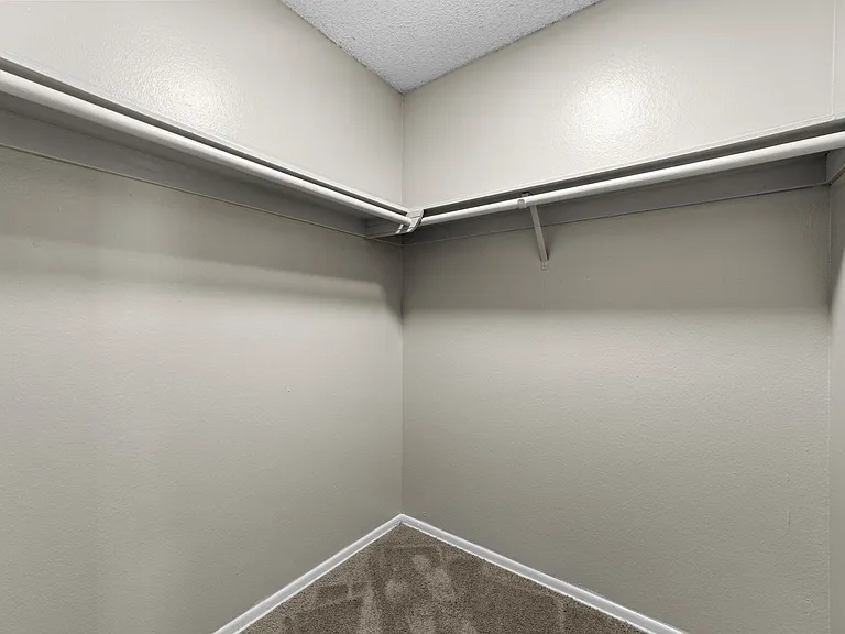 Walk-in closets at Strada Apartments in Orange, CA