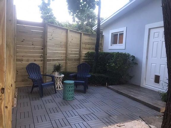 Deck area