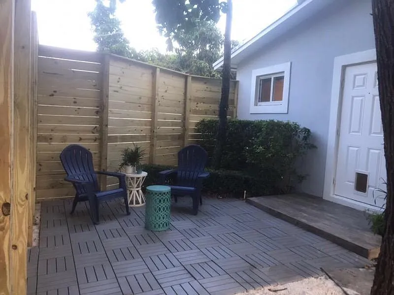 Deck area