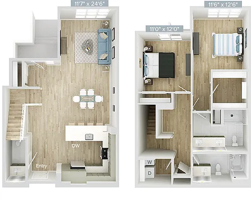 Floor plan B6TS-1522