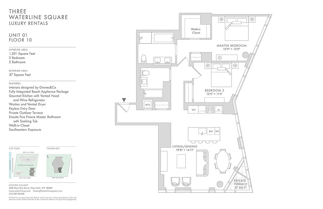 Floor plan Waterline 3: B16