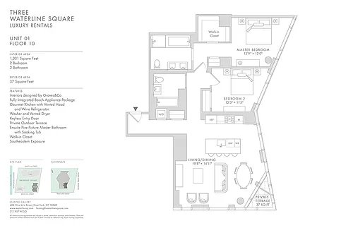 Floor plan Waterline 3: B16