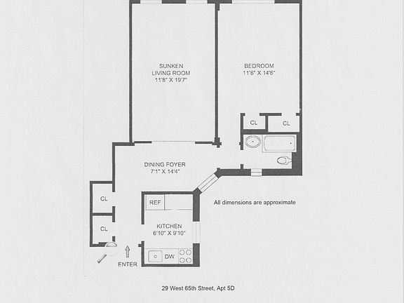 2nd image of 29 W 65th St APT 5D