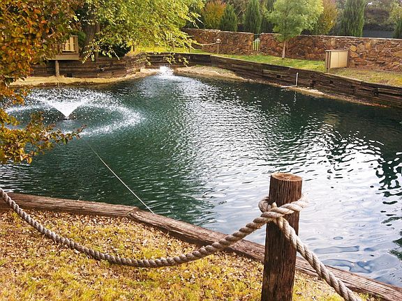 Southeast corner of Lake w/fountains