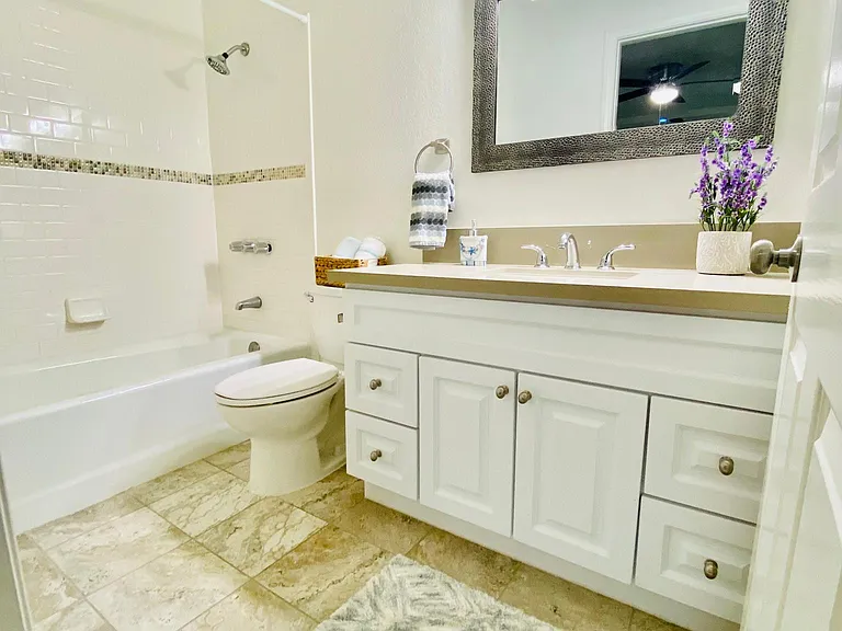 Master bathroom.