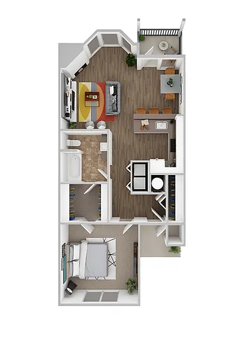 Floor plan 1X1