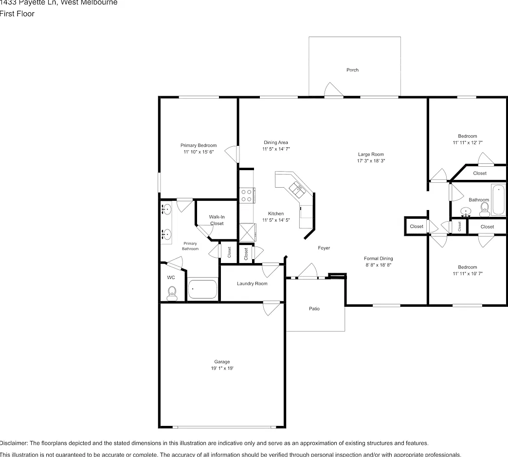 1433 Payette Ln West Melbourne, FL 32904 — Photo 2