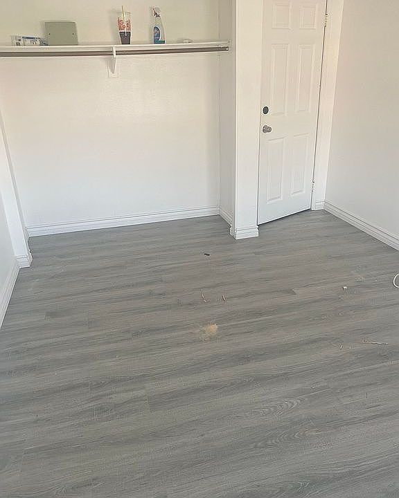 New floors in bedroom 