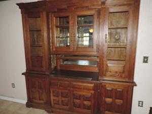Built in china cabinet
