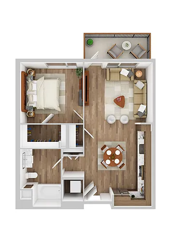 Floor plan The Colton 1B