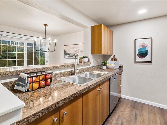 Great space to cook and set up the counter for meals, a cup of coffee and hosting.