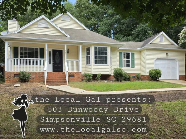 503 Dunwoody Dr, Simpsonville, SC 29681