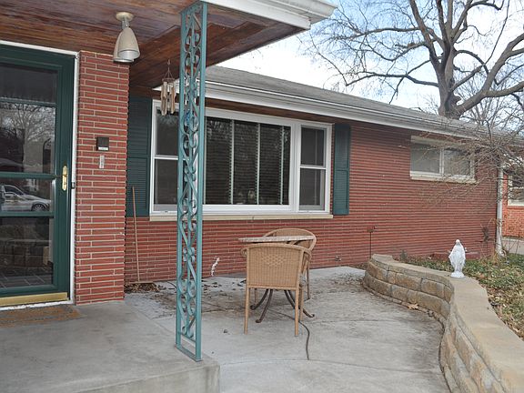 Front with patio