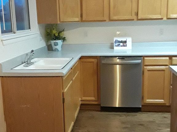 Newly refinished hardwood floors