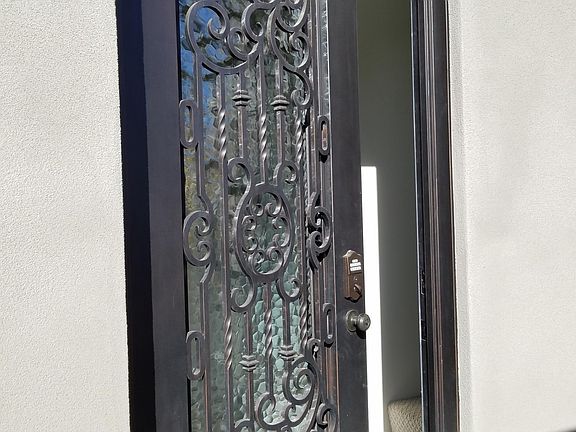Private Steel/Glass Entry Door