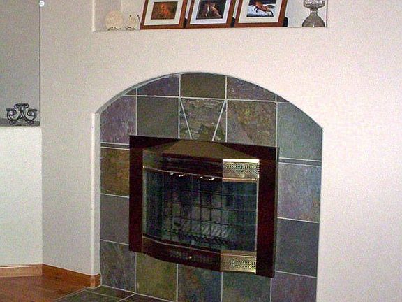 Master Bed Fireplace