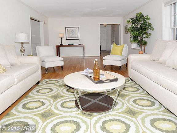 View from back of room with foyer on right